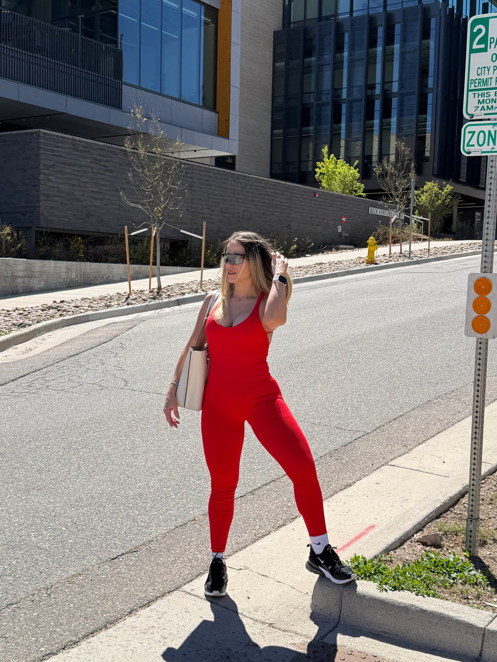 Jumpsuit sunset